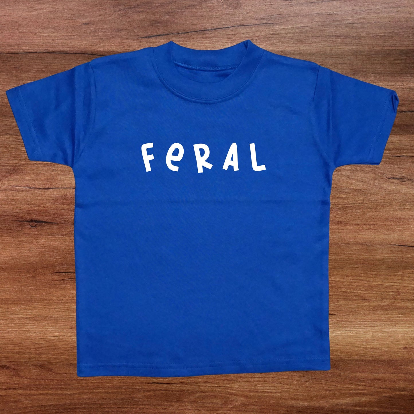 Kids Blue Feral T-Shirt