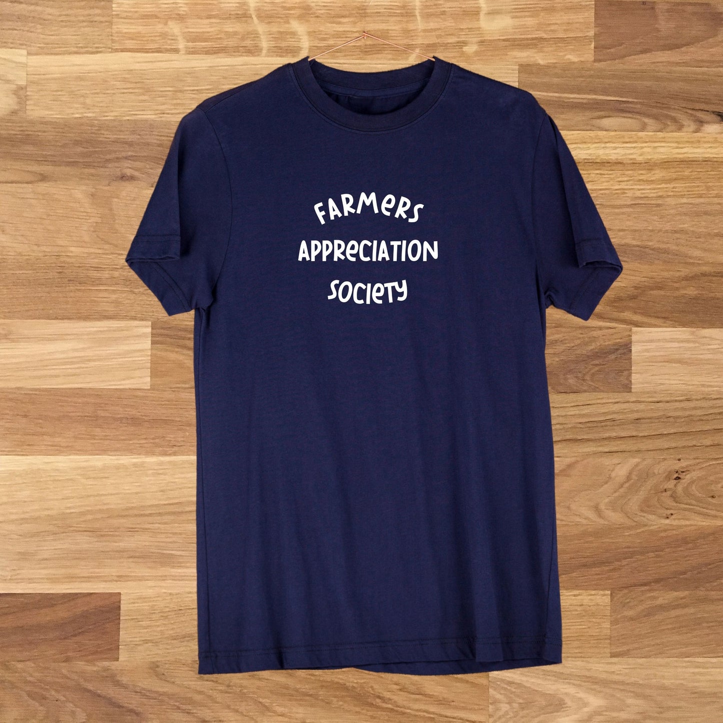 Adults Farmer Navy T-Shirt - Farmers Appreciation Society