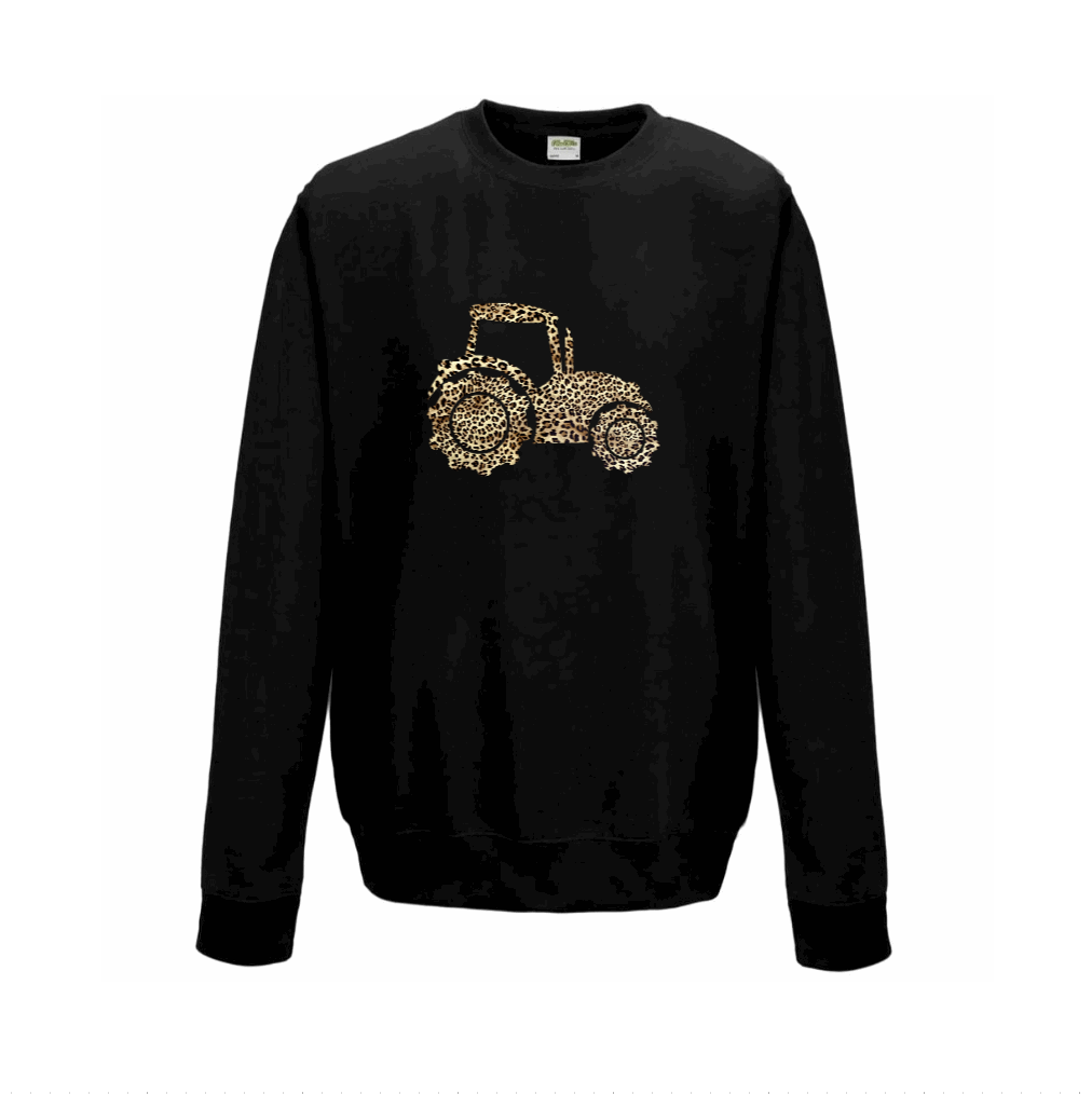 Ladies Leopard Print Tractor Jumper