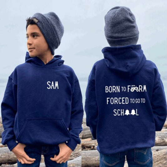 Born to Farm Kids Hoodie - Various Colours Available