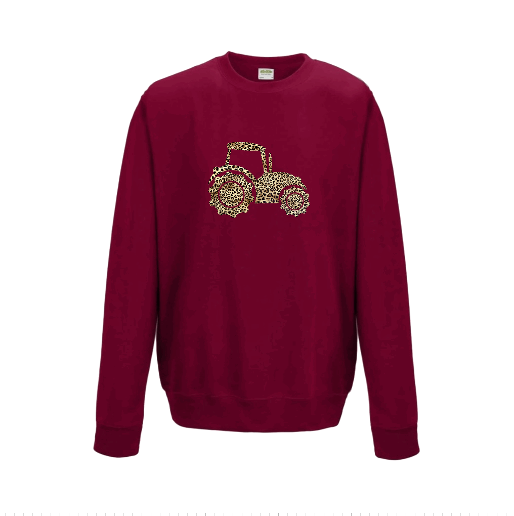 Ladies Leopard Print Tractor Jumper