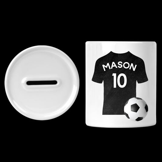 Personalised Football Shirt Money Box