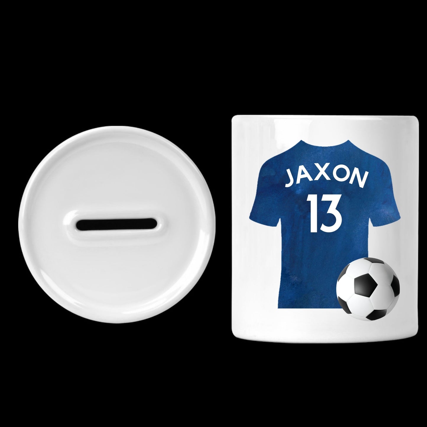 Personalised Football Shirt Money Box