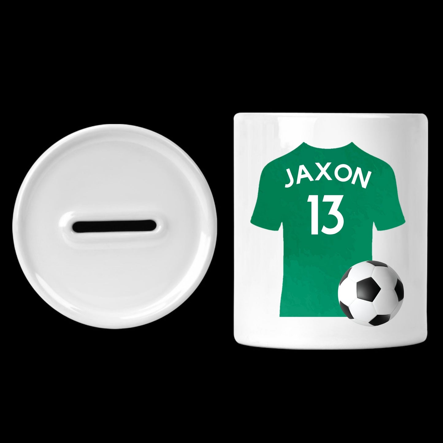 Personalised Football Shirt Money Box