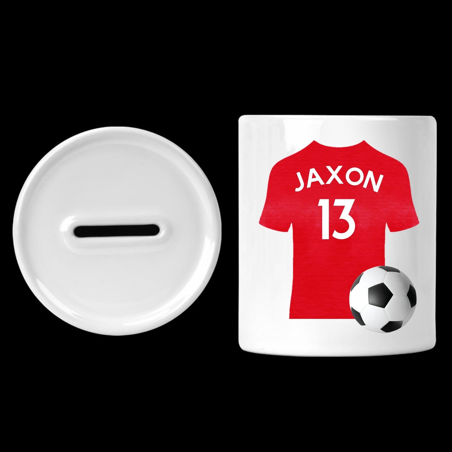 Personalised Football Shirt Money Box