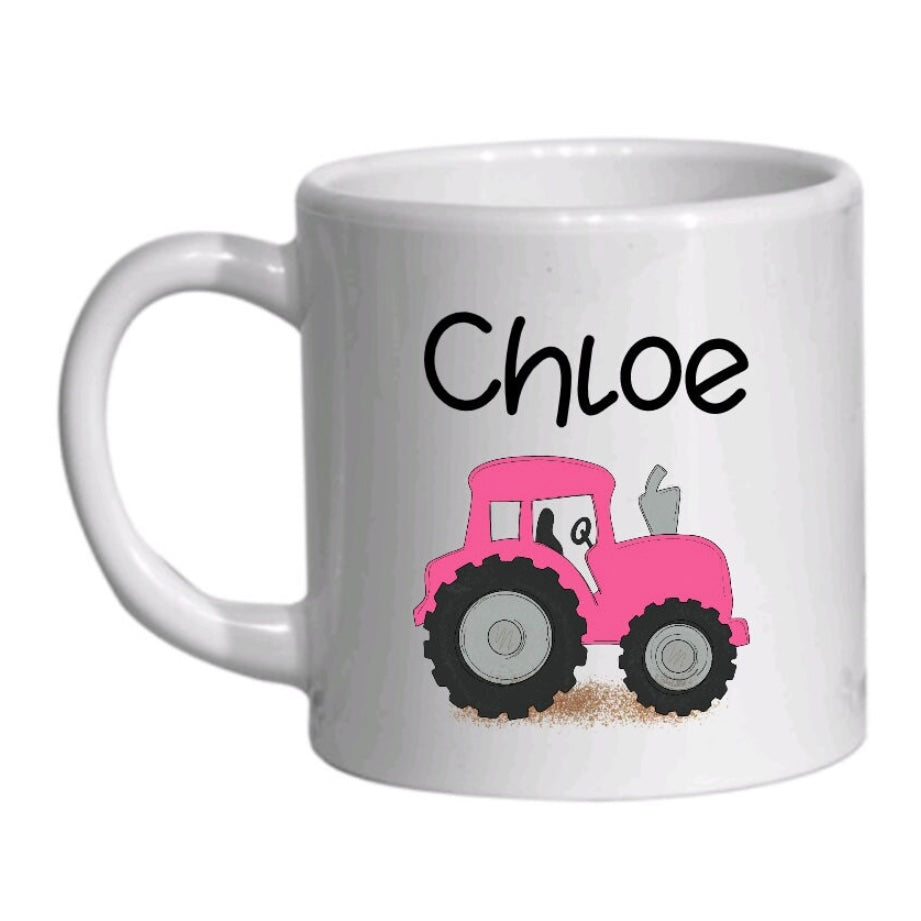 Personalised Toddler Tractor Cup