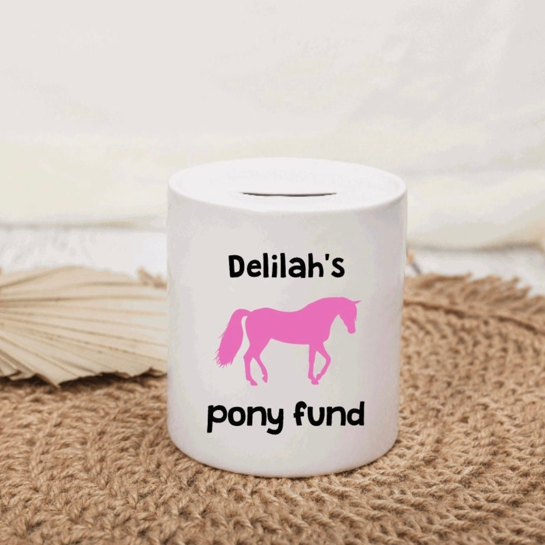 Personalised Horse Money Box