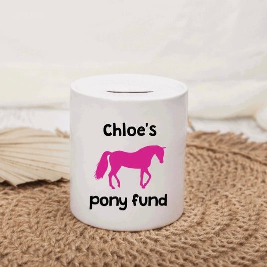 Personalised Horse Money Box