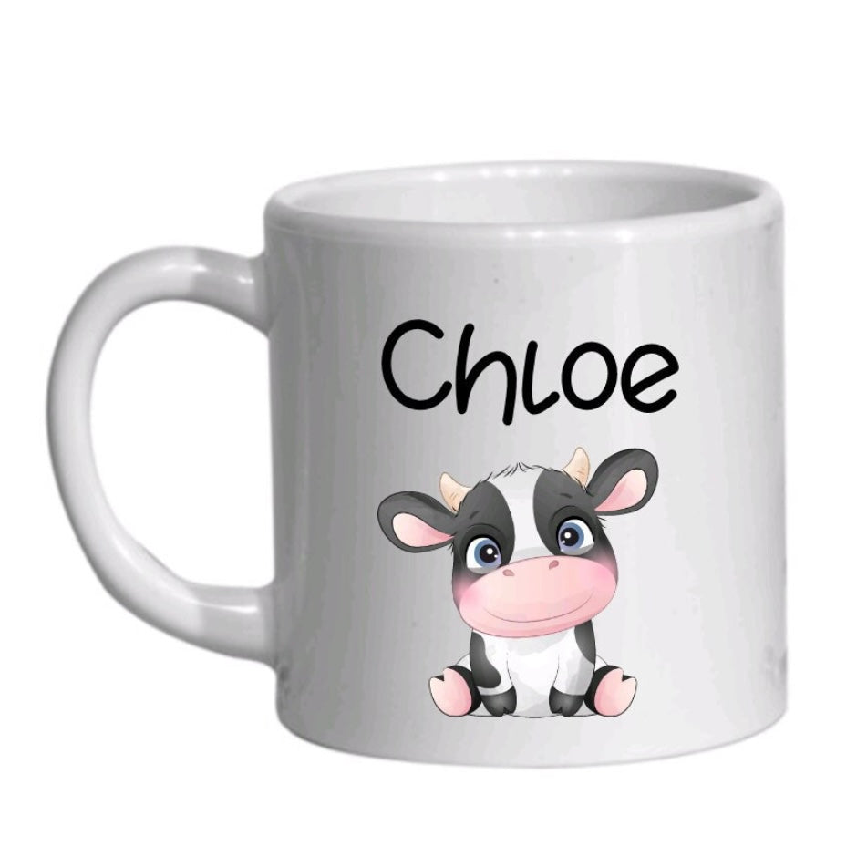 Personalised Cow Toddler Cup