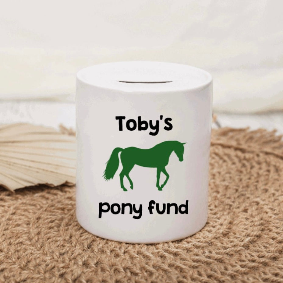 Personalised Horse Money Box