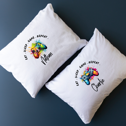 Personalised Gaming Pillowcase (choice of controller)