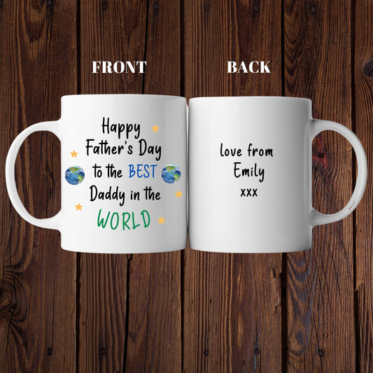 Best Daddy in the World - Mug & Coaster Set - Father's Day Gift