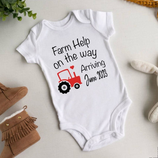 Pregnancy Announcement - Farm Help on the Way!