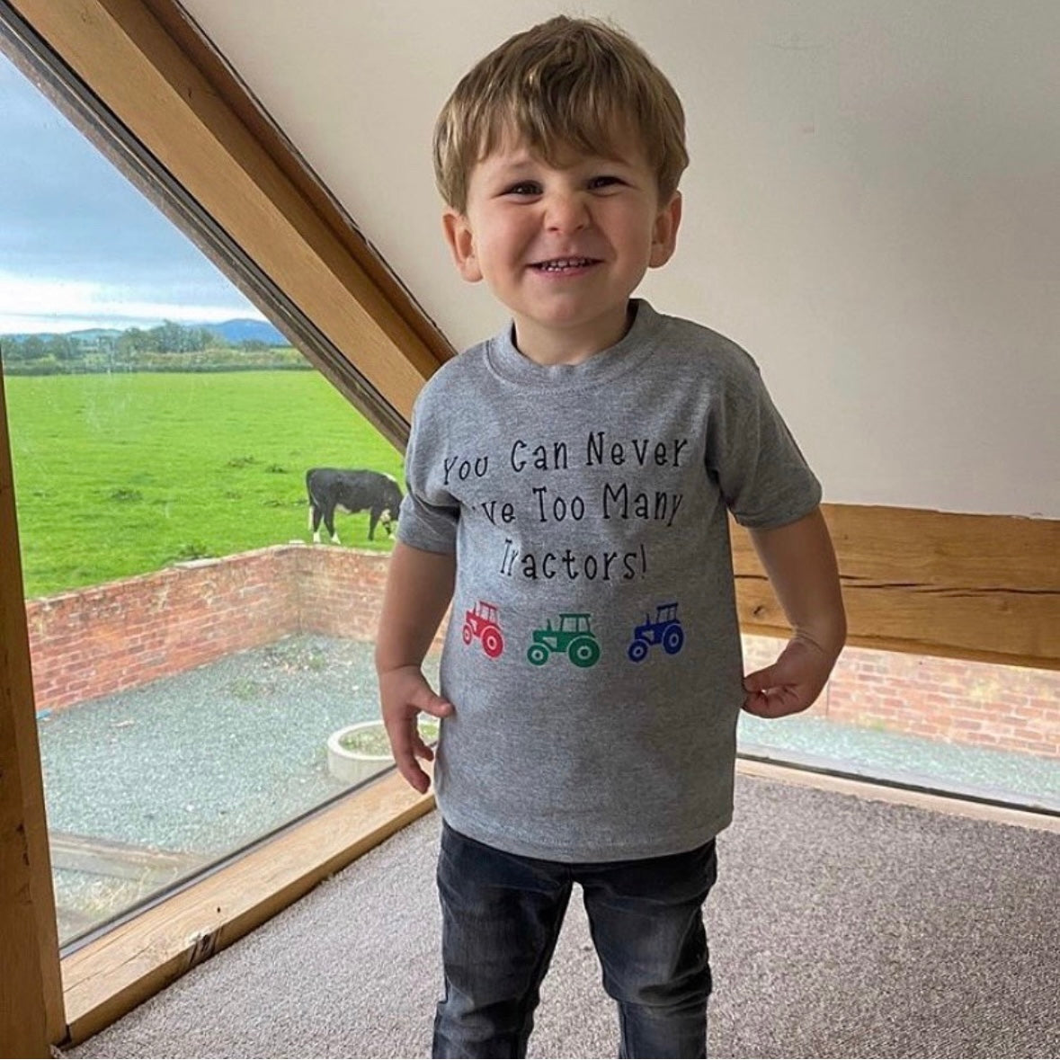 You can never have too many Tractor's - Kids T-Shirt