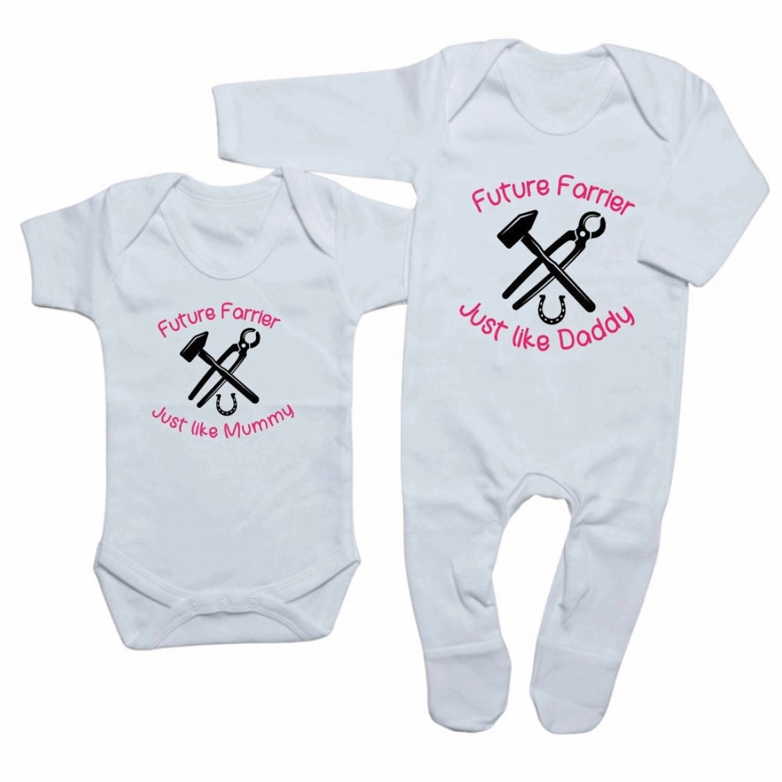 Future Farrier Babywear - Pink Design