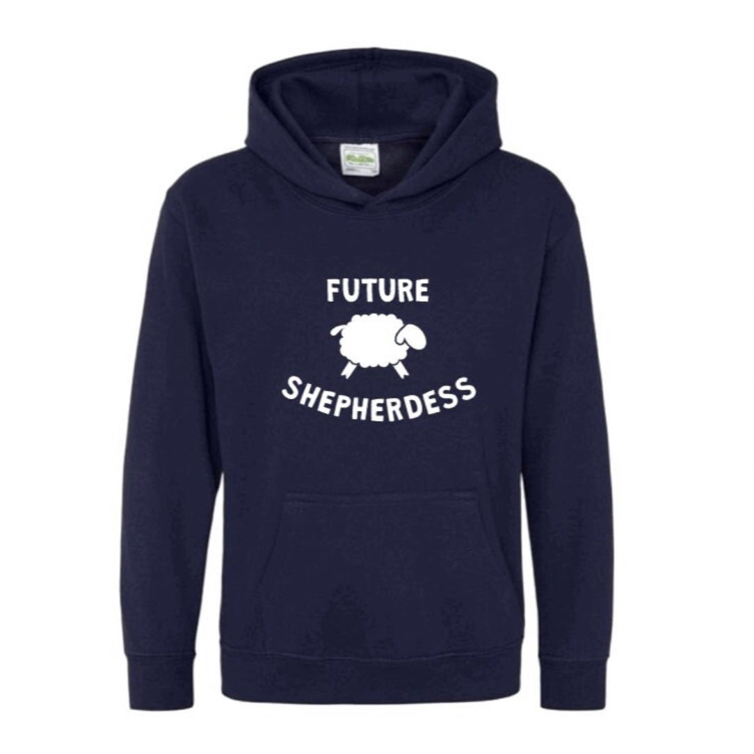 Future Shepherdess Girls Navy Hoodie