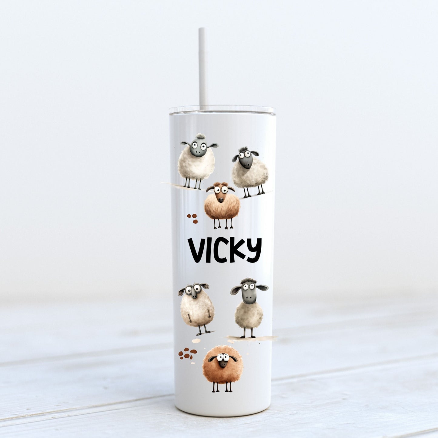 Funny Sheep 20oz Drink Tumbler