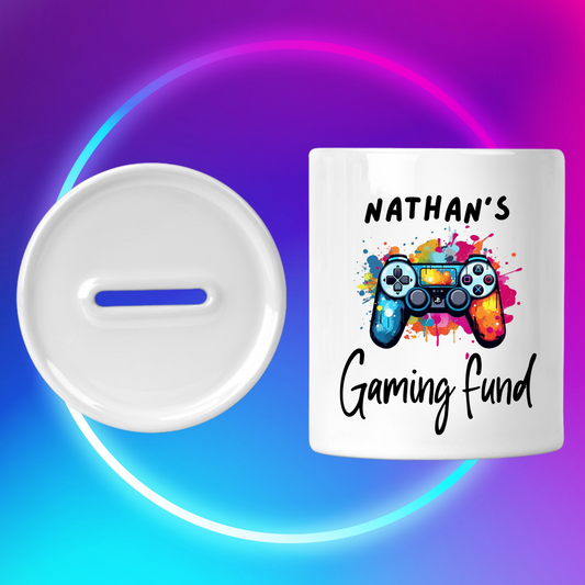 Personalised Gaming Money Box