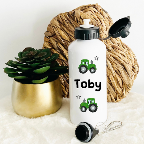 Children's Tractor Water Bottle