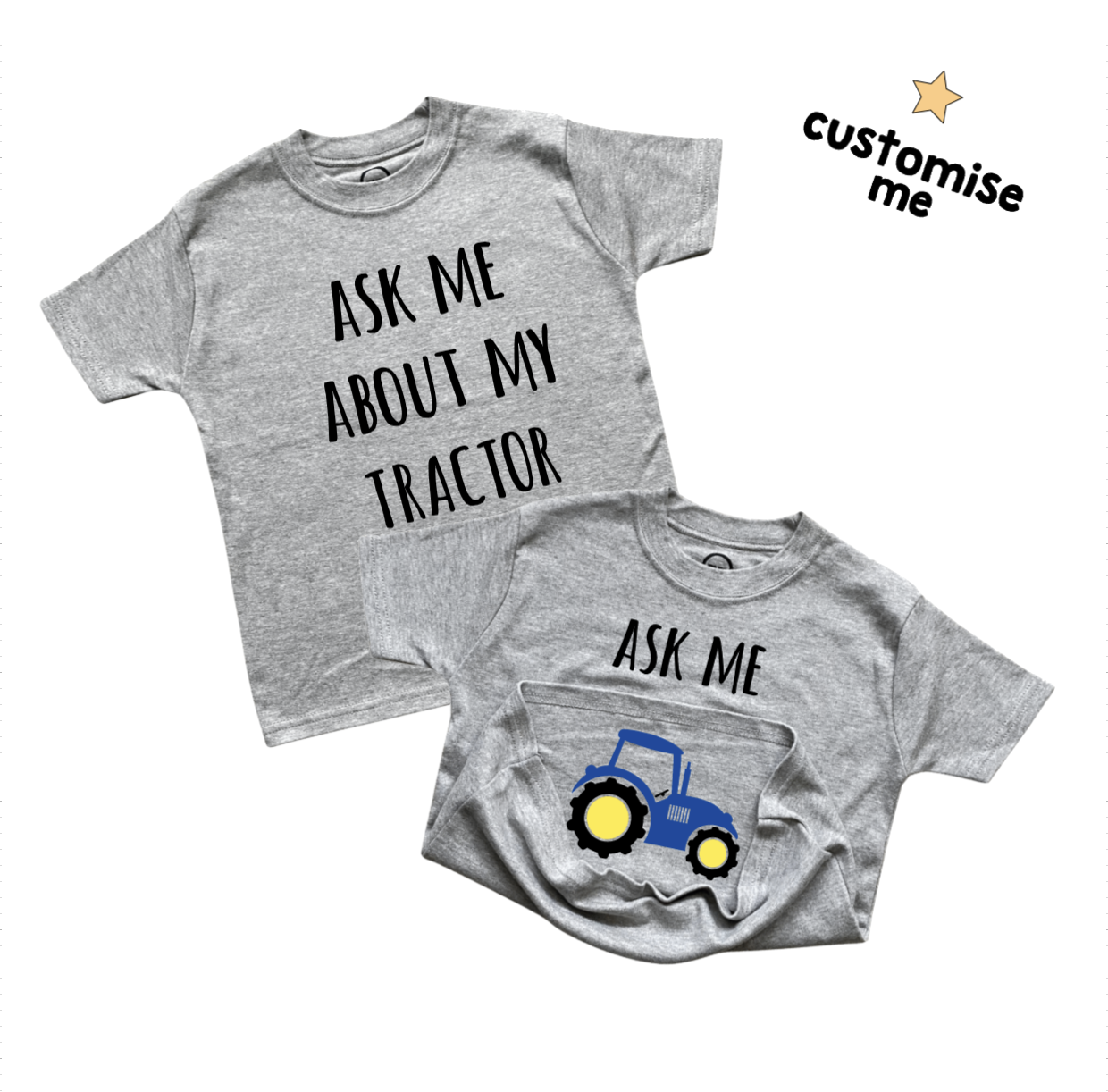 Fun Children's Tractor T-Shirt