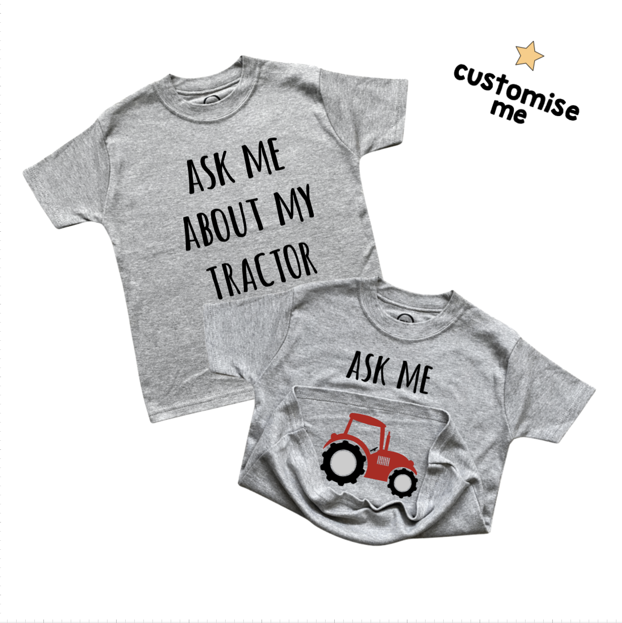 Fun Children's Tractor T-Shirt