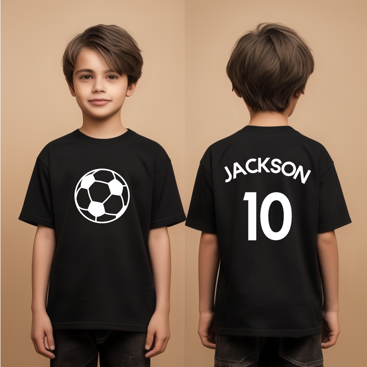 Kids Personalised Football T-Shirt