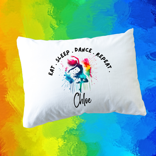 Personalised Dance Pillowcase