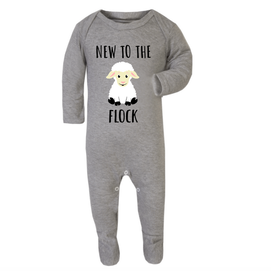 New to the Flock Sheep Baby Babygrow