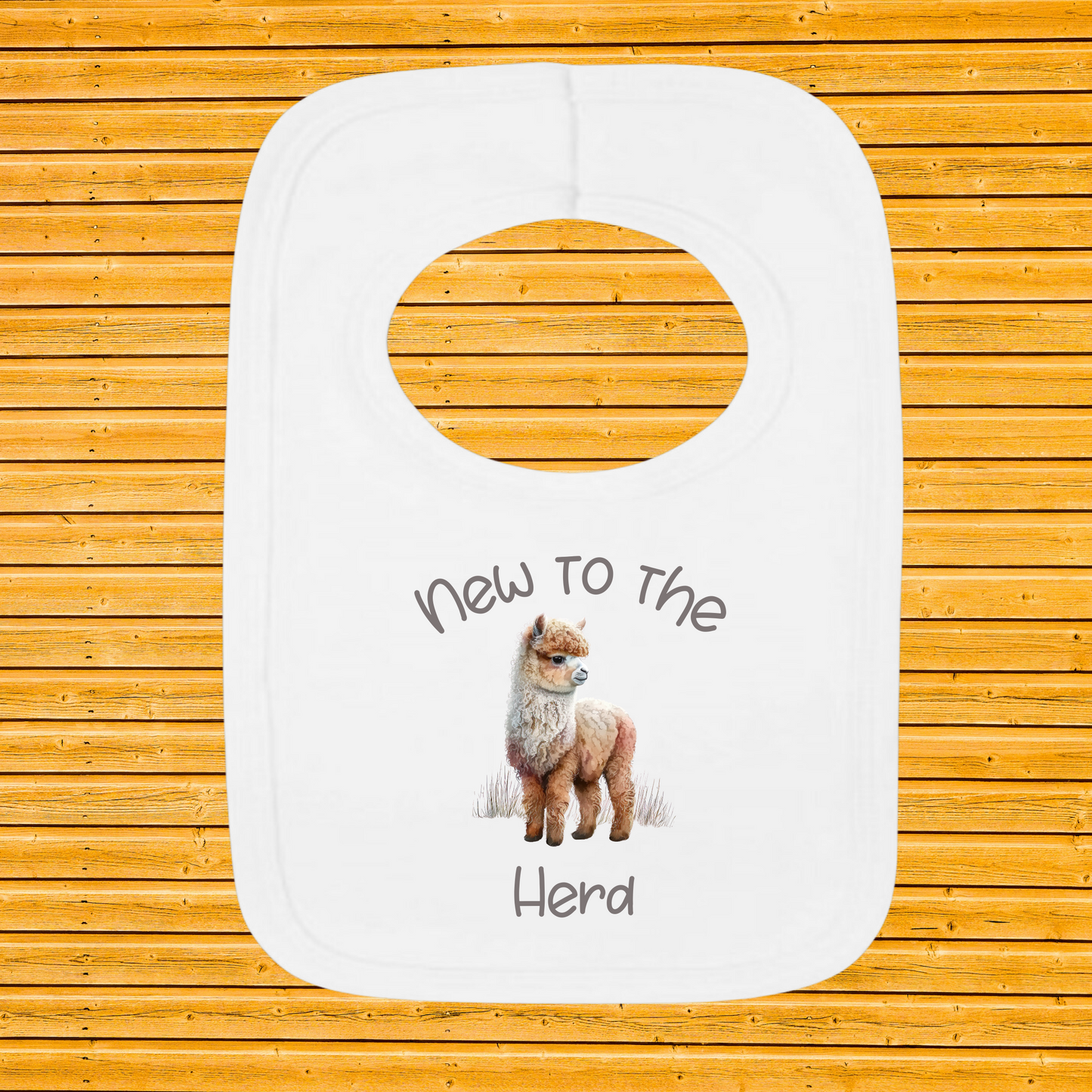 New to the Herd Alpaca Bib