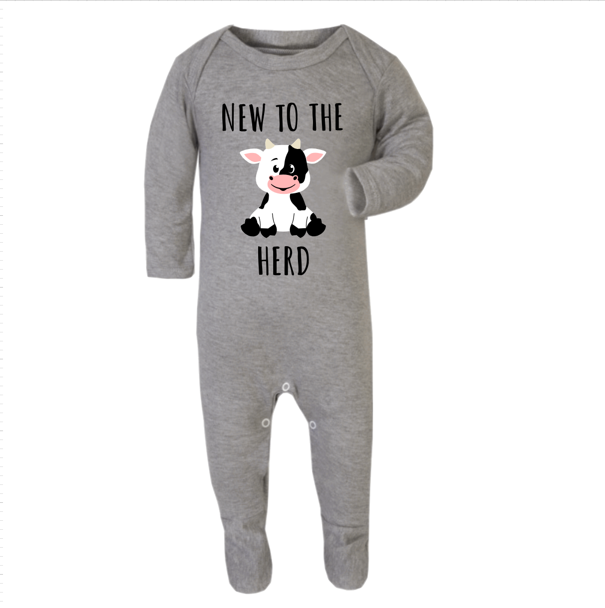 New to the Herd Cow Babygrow