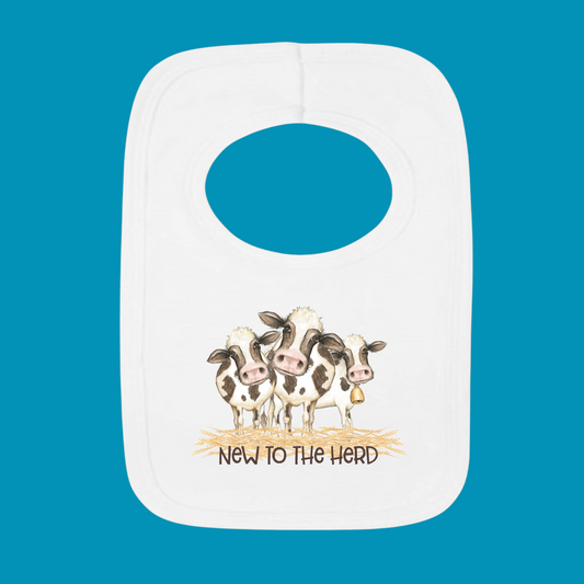 New to the Herd Baby Bib