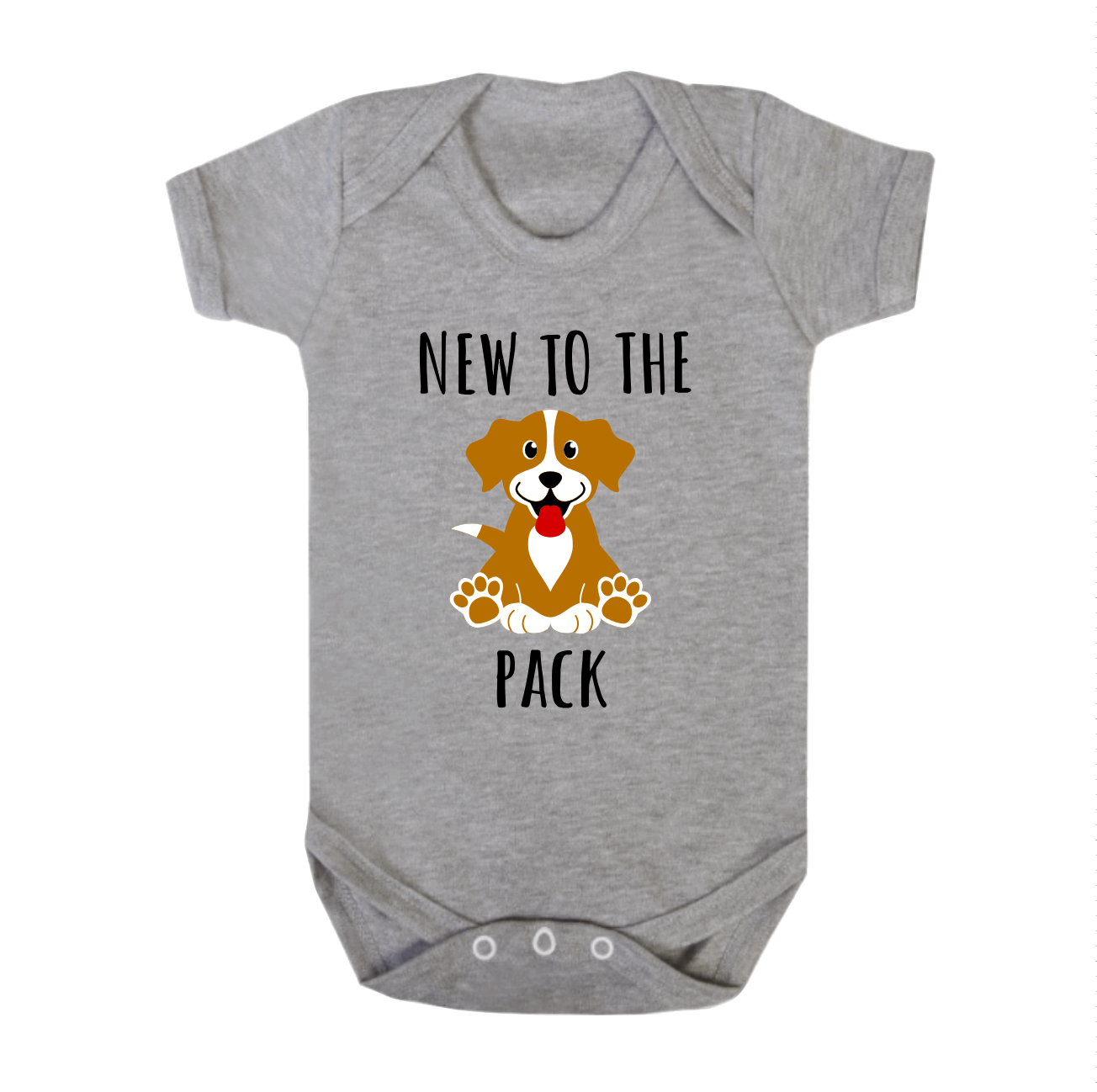 New to the Pack Dog Baby Bodysuit