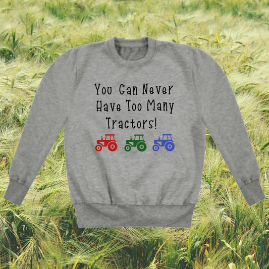 You can never have too many Tractor's! Kids Jumper