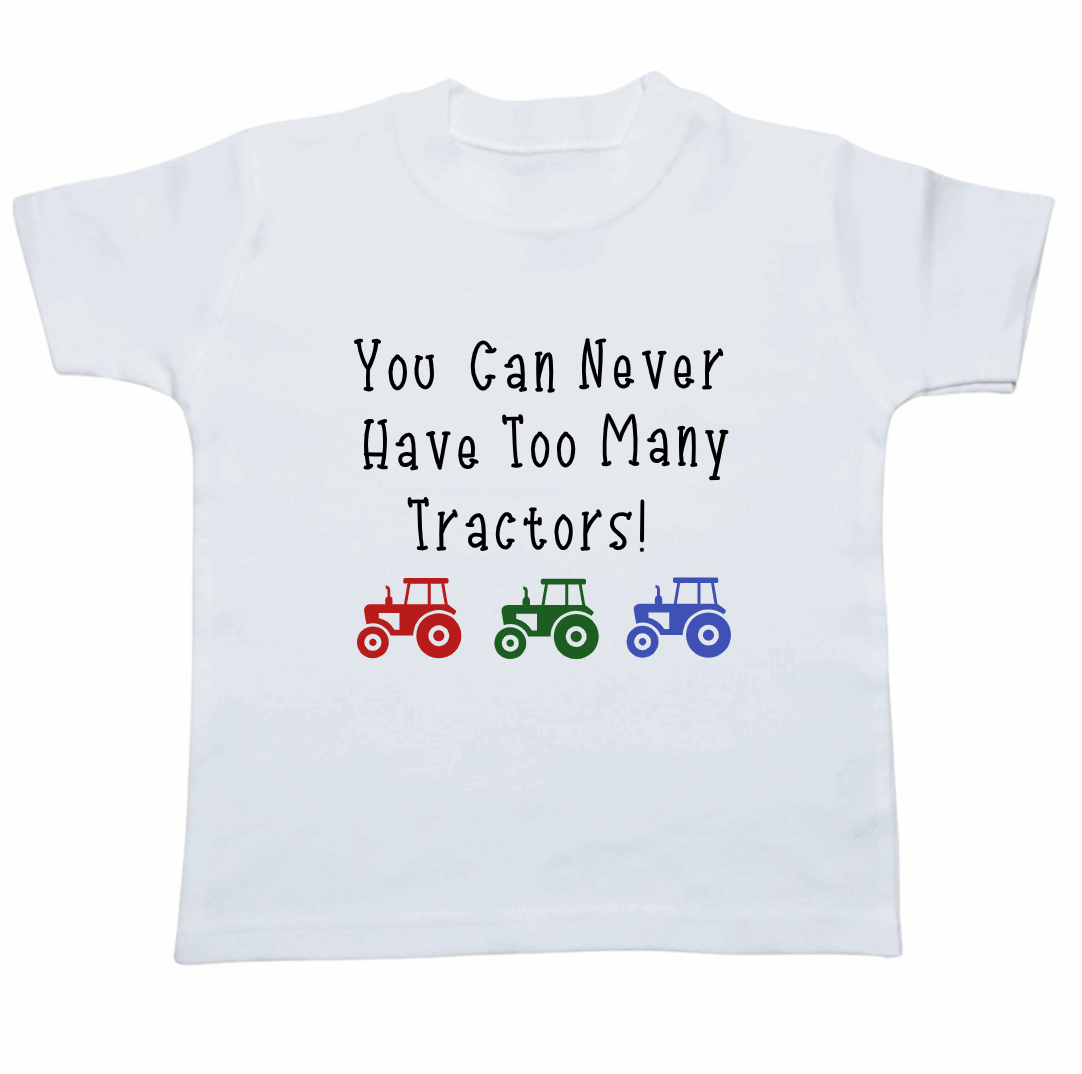 You can never have too many Tractor's - Kids T-Shirt